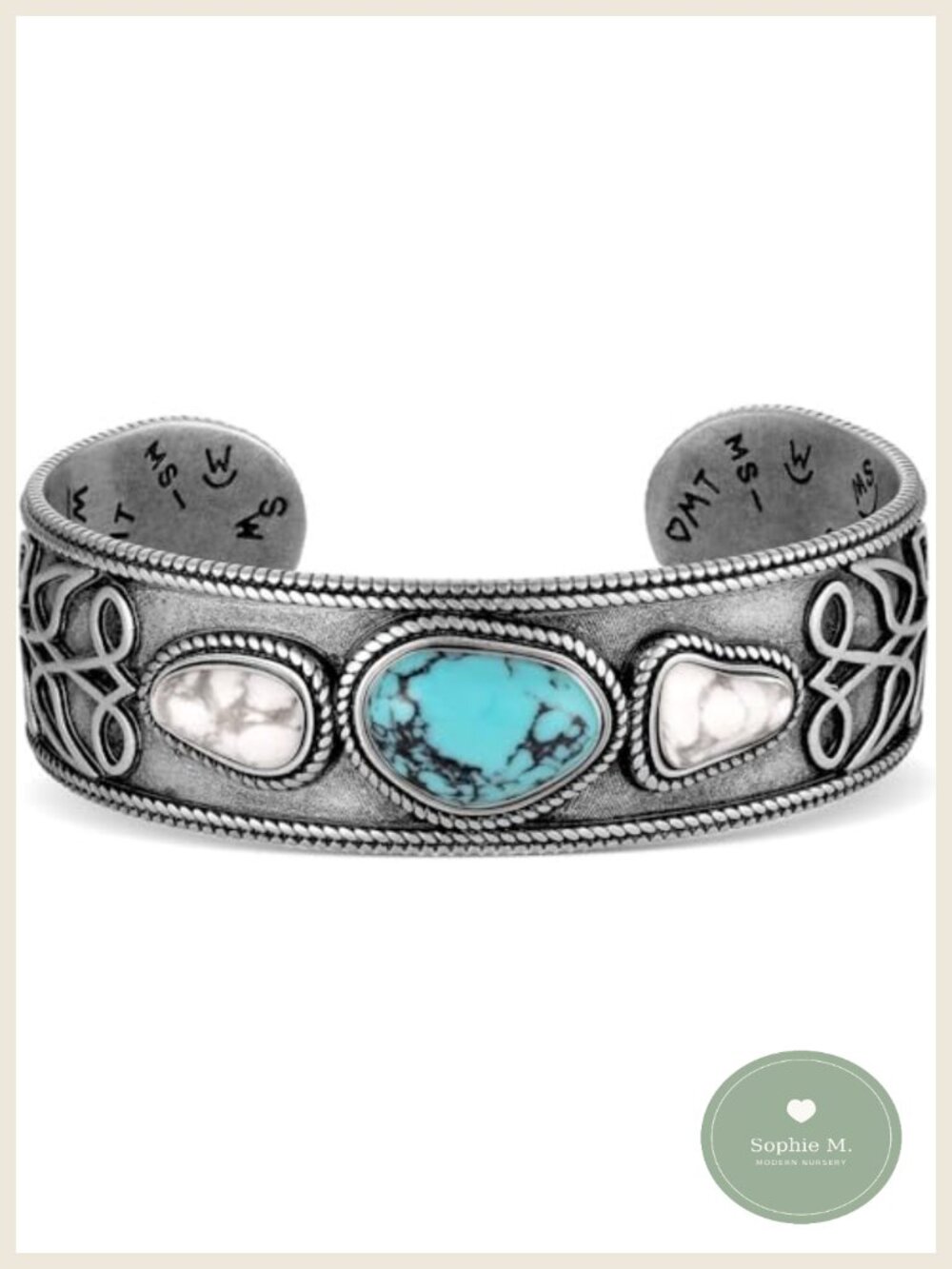Montana Silversmiths Western Turquoise Cuff Bracelet